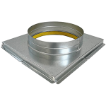 Take-Off Collar for PCU, 15 x 17 Square to 12" Round