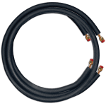 Ductless Lineset, 1/4" x 5/8" x 50', 1/2, Black Standard