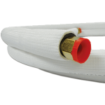 Ductless Lineset, 3/8" x 5/8" x 1/2" x 25', White EZ-PULL, 14G-4W