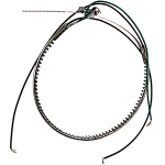 Crankcase Heater, Band, 70W, 240V, 21.8-29.0"