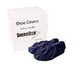 SHOE COVER NAVY BLUE 50/PK